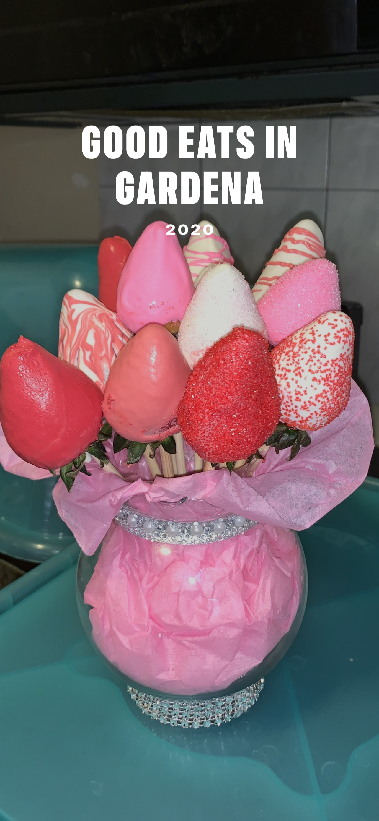 Chocolate Covered Strawberry Bouquet